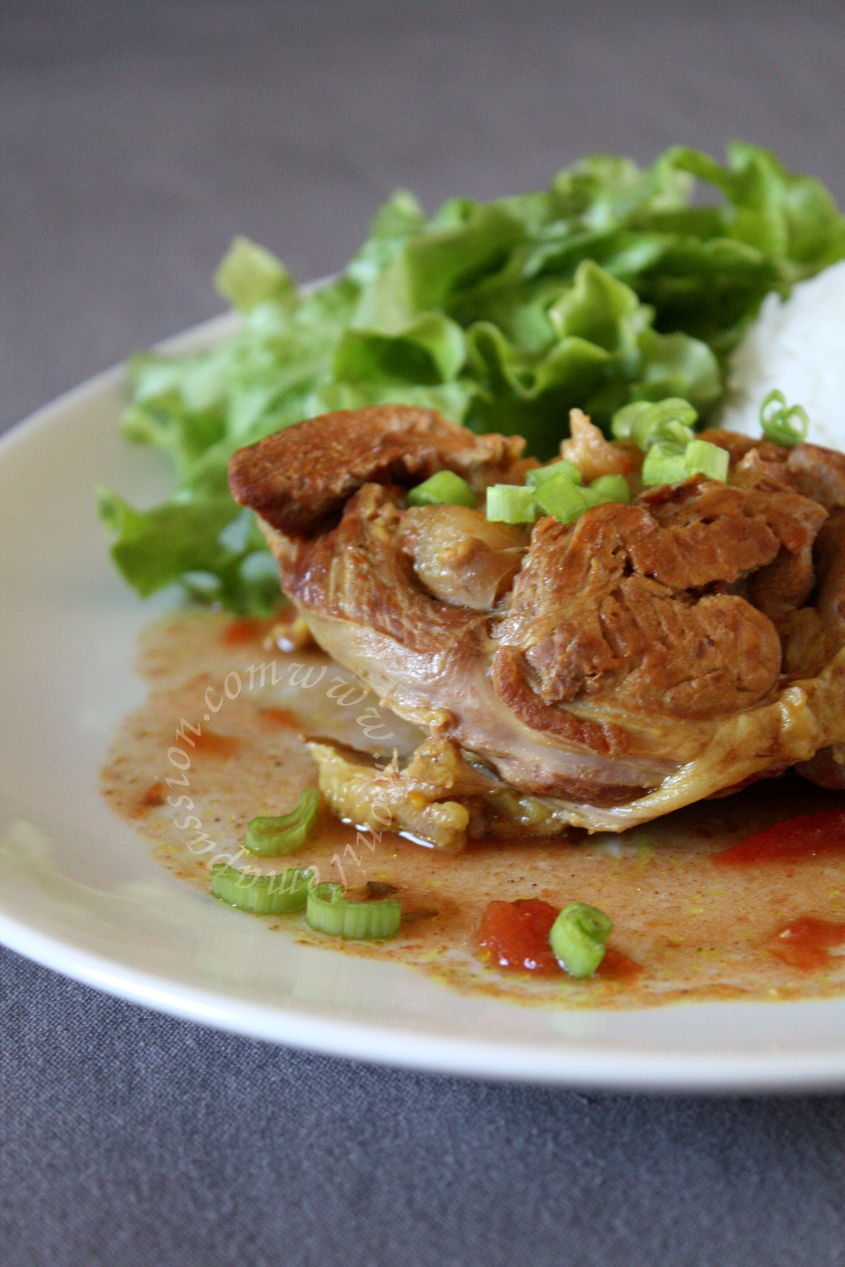 Osso bucco de dinde au Raselhanout CrockPot Moroccan Spiced Turkey