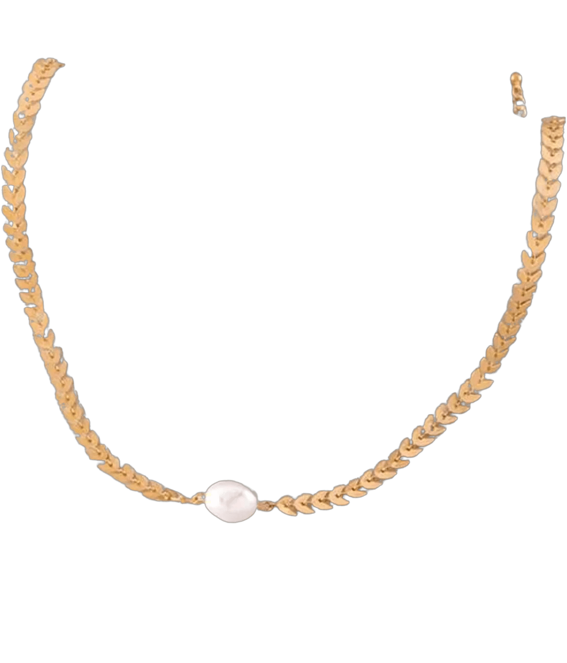 Zig Zag Pearl Necklace Monique Leshman