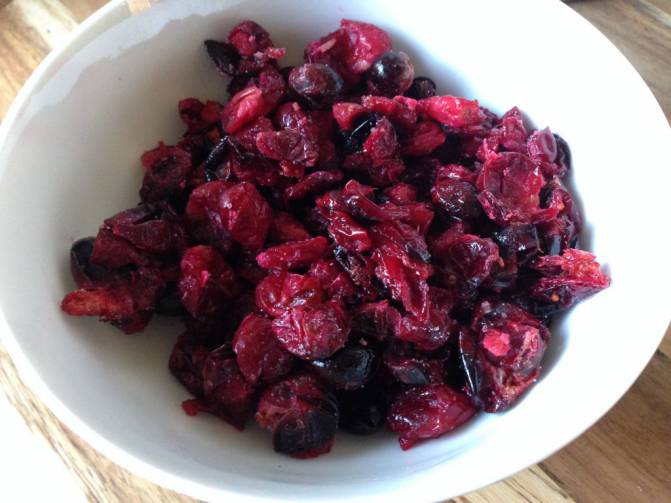 cranberries ( gedroogd) Monique van der Vloed