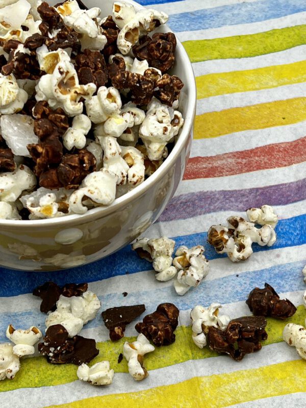 Meukvrije zoete popcornmix Monique van der Vloed