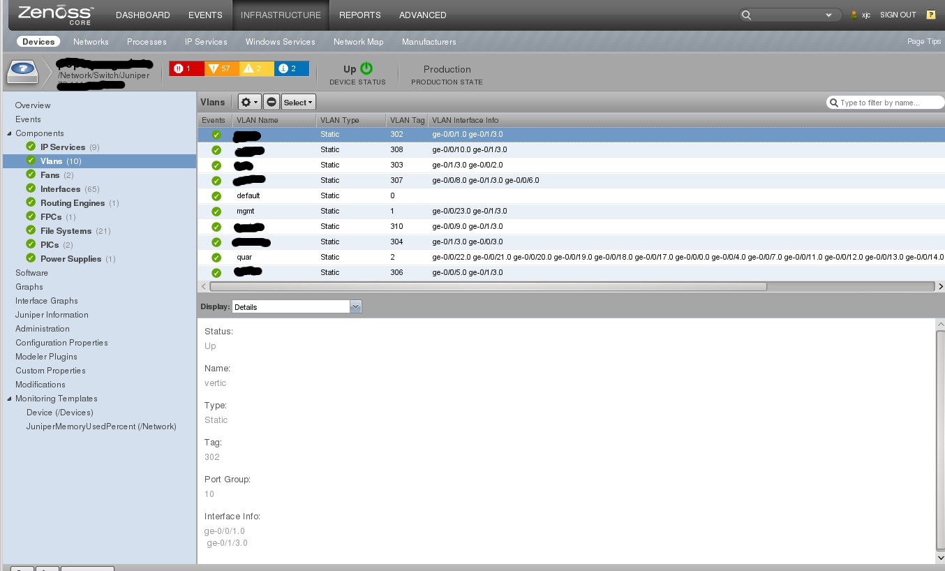 Juniper routers / firewalls / switches Open Source Network Monitoring