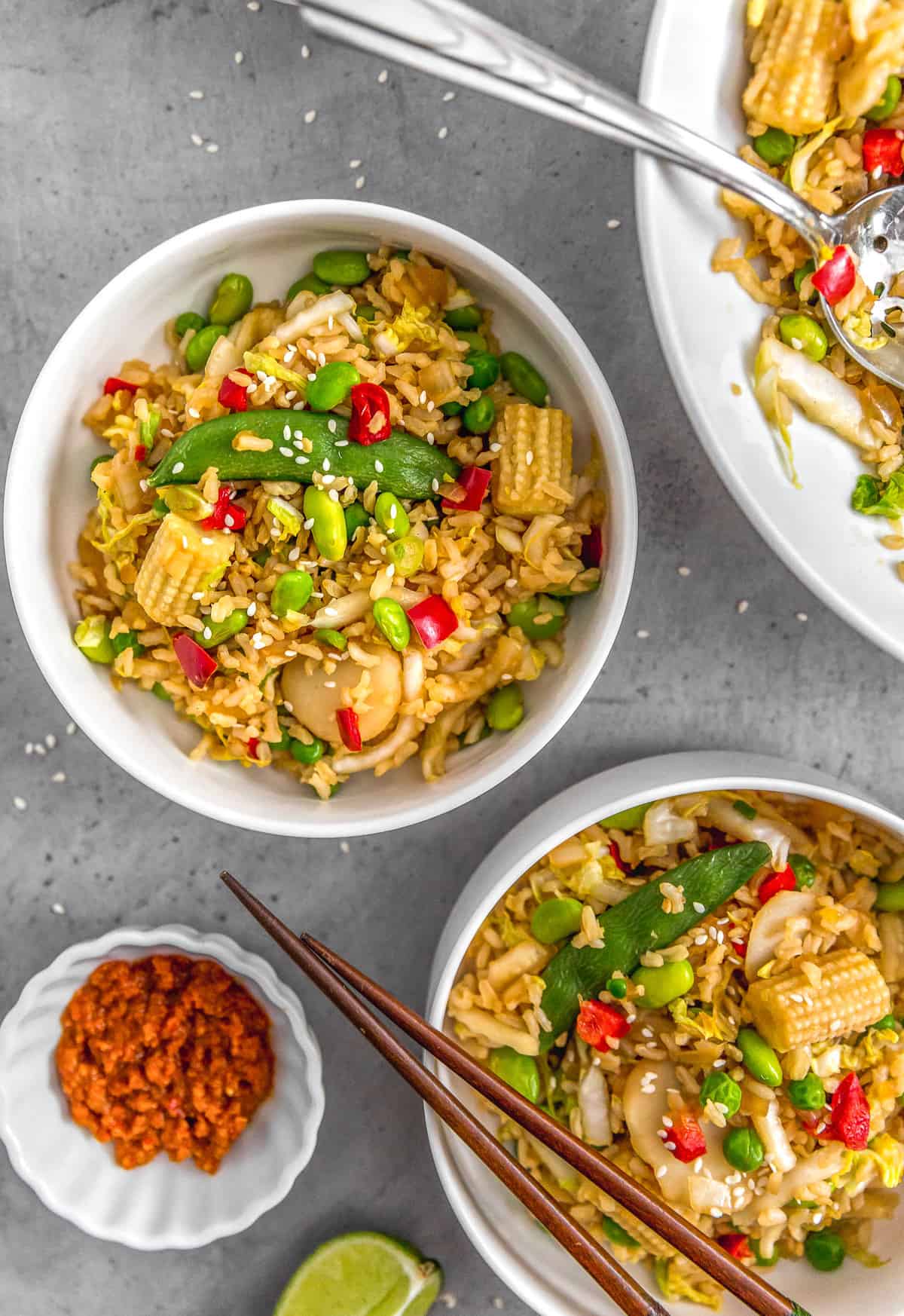 Cabbage Fried Rice Monkey and Me Kitchen Adventures