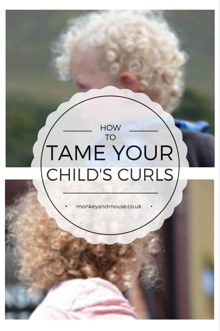 How To Tame Your Child's Curly Hair Monkey and Mouse