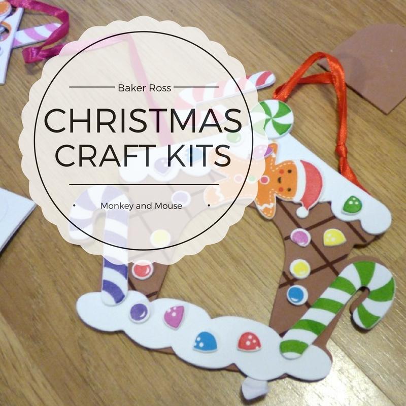 Christmas Craft Kits With Baker Ross Monkey and Mouse