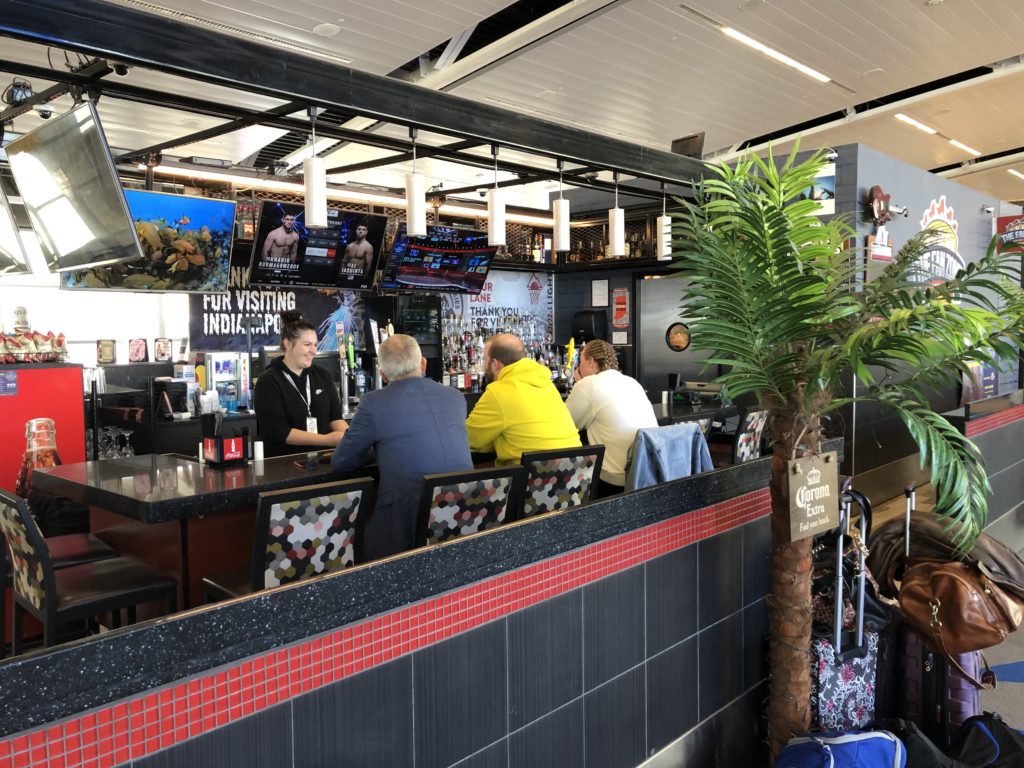 Review Fan Zone Indianapolis Airport Priority Pass Monkey Miles