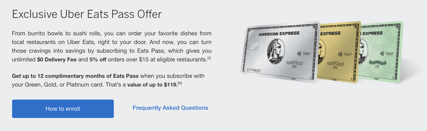 12 months of Free Uber Eats Pass with certain Amex cards Flipboard
