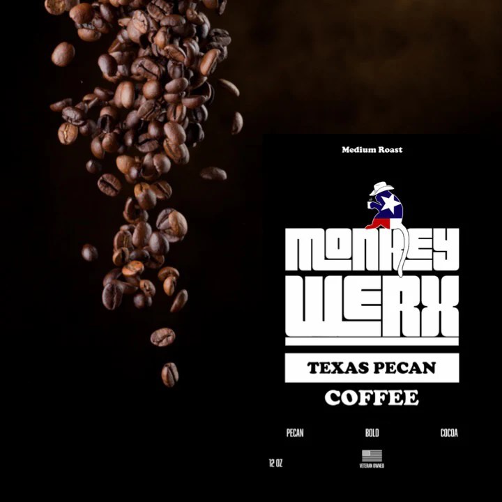 Texas Pecan Gourmet Coffee MonkeyWerx