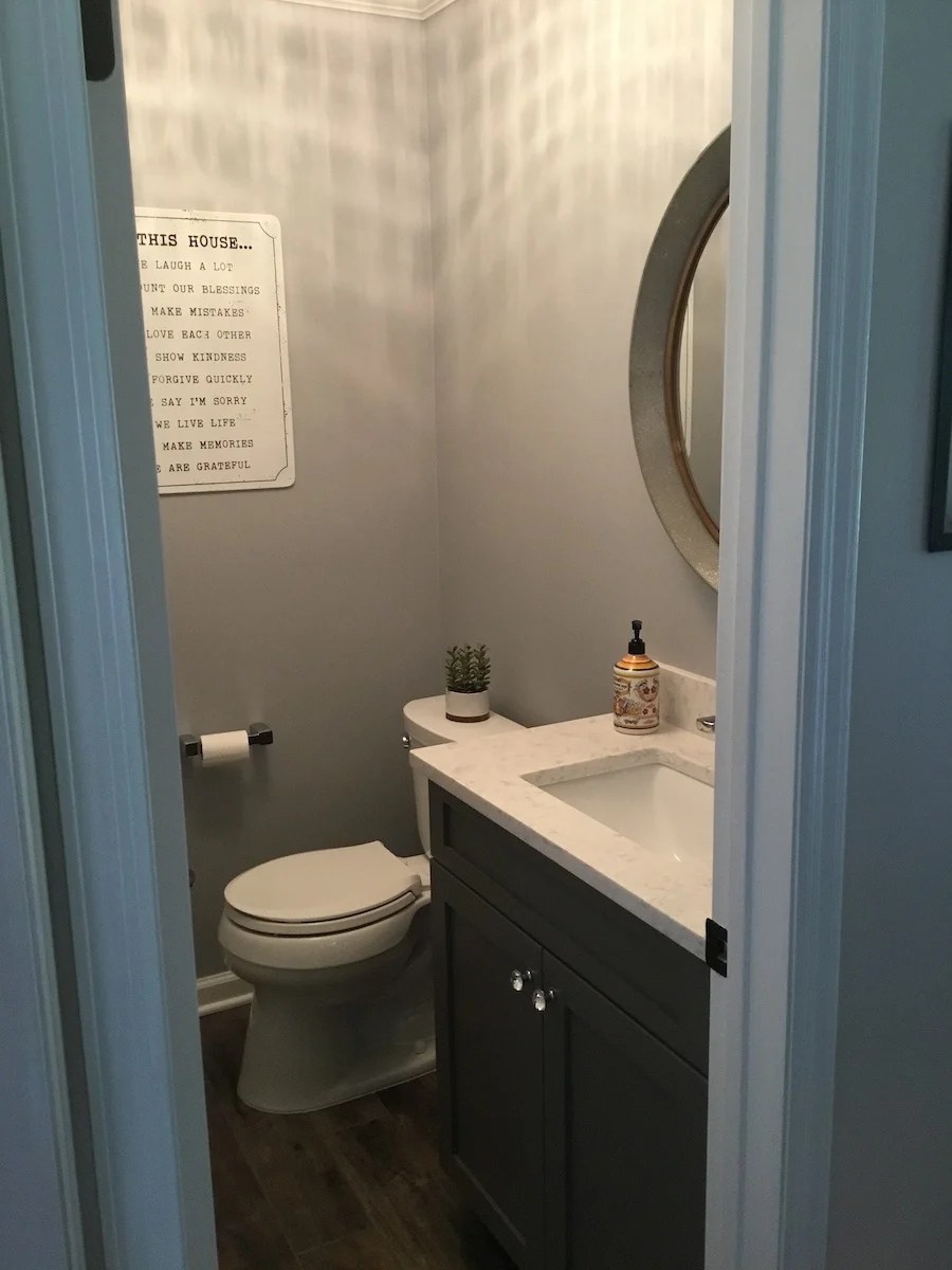 Powder Room Remodel Monk's Home Improvements