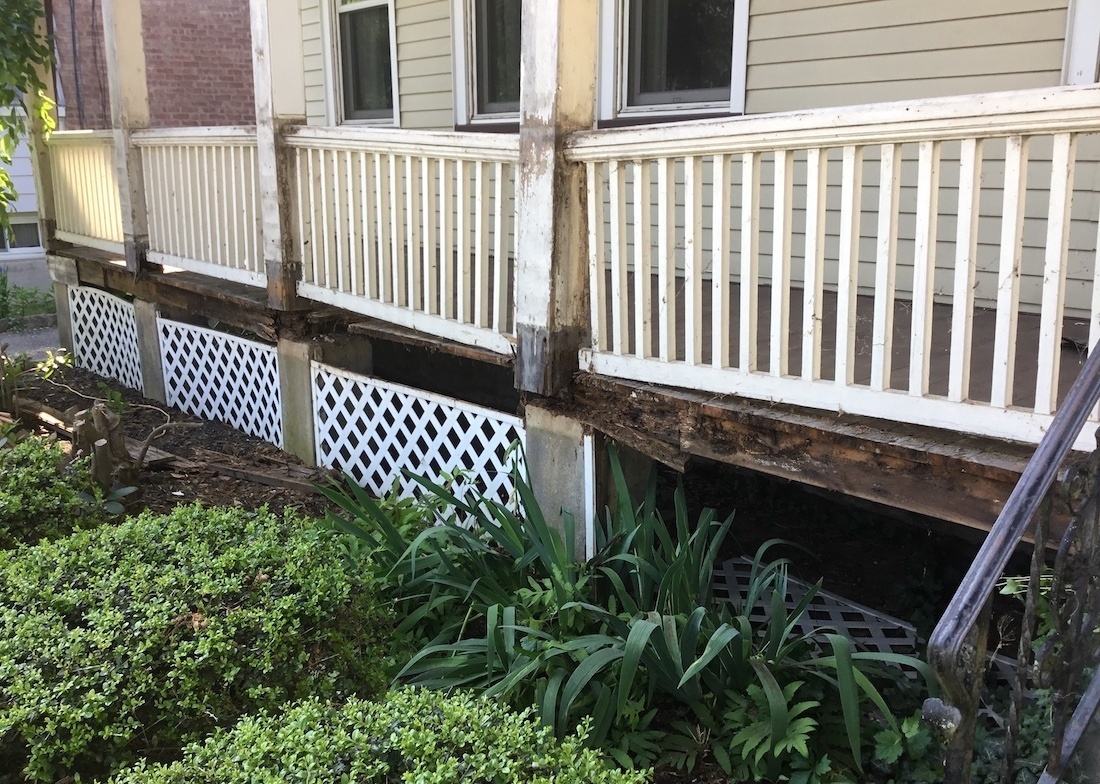 Rebuilding a Rotted Porch Monks Home Improvements