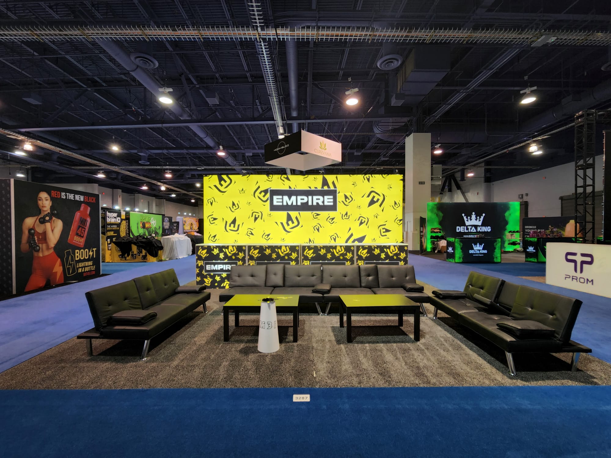 Empire Distribution 20x20 Booth at TPE Vegas February 2023 • Monk Vibe