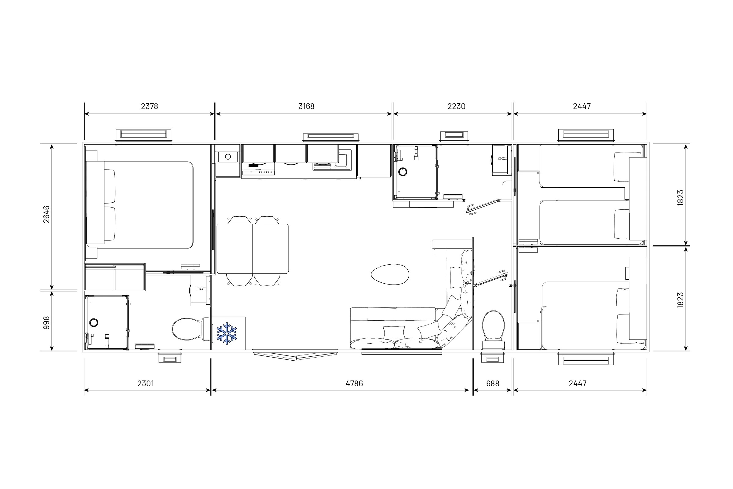 Mobil Home Trigano Inspiration 40 Neuf Monmobilhome