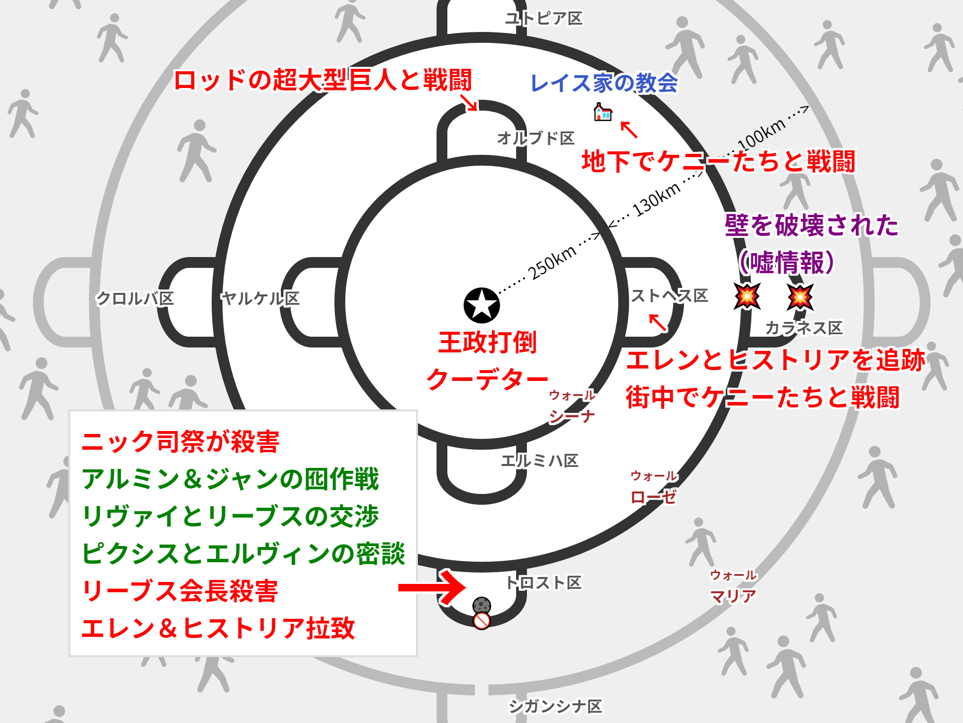 進撃の巨人 地図 日本 文化と社会