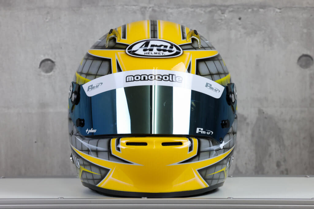HELMET PAINT 238 ARAI GP6S monocolle mototor sport Japan