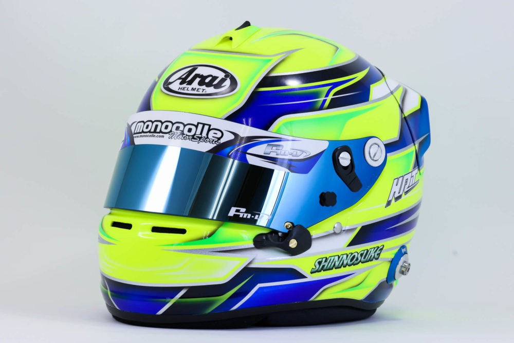 HELMET PAINT 227 ARAI GP6 FIA F4 S.ITO monocolle motor sport Japan