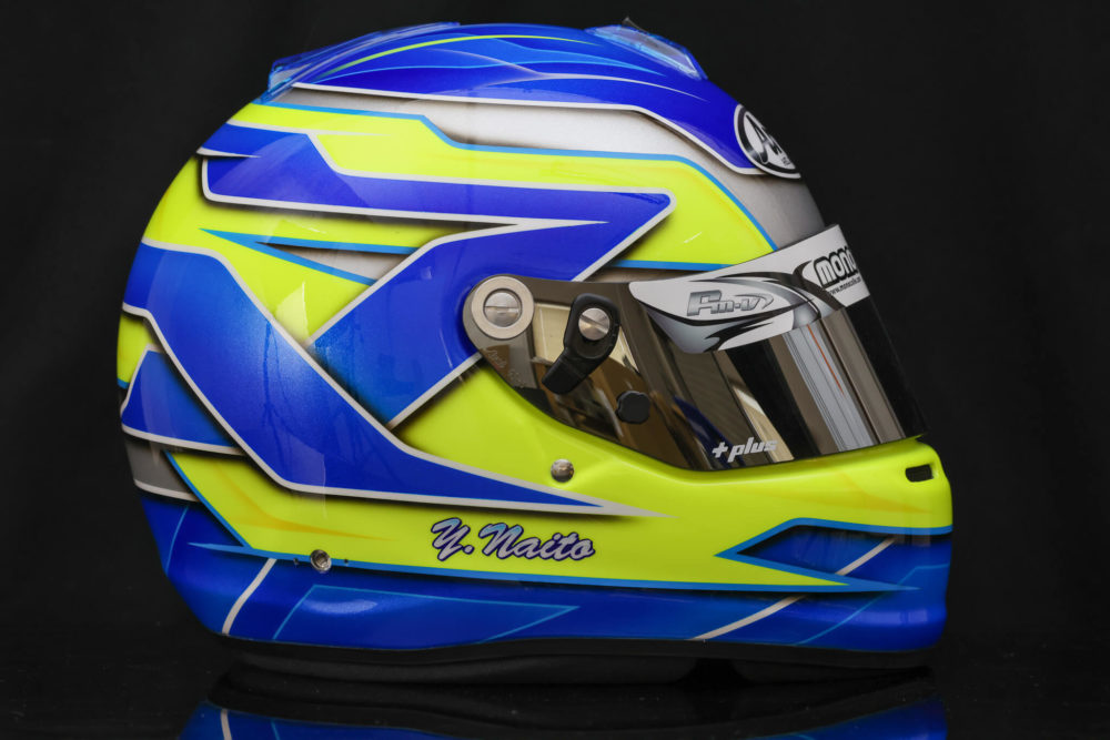 HELMET PAINT 260 ARAI GP6S Naito monocolle mototor sport Japan