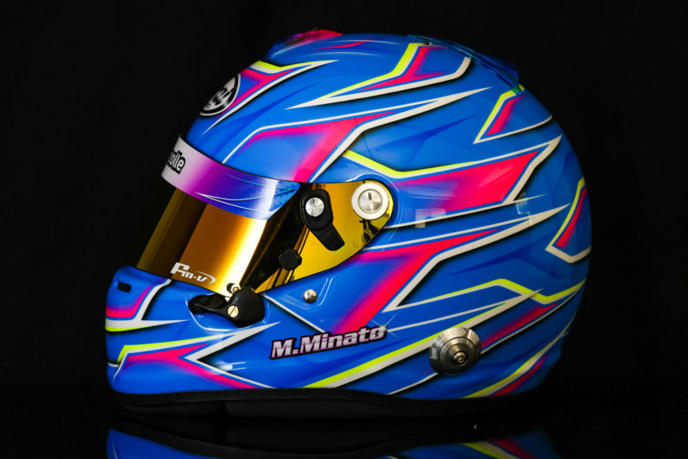 HELMET PAINT 262 ARAI GP6S MINATO monocolle motor sport Japan