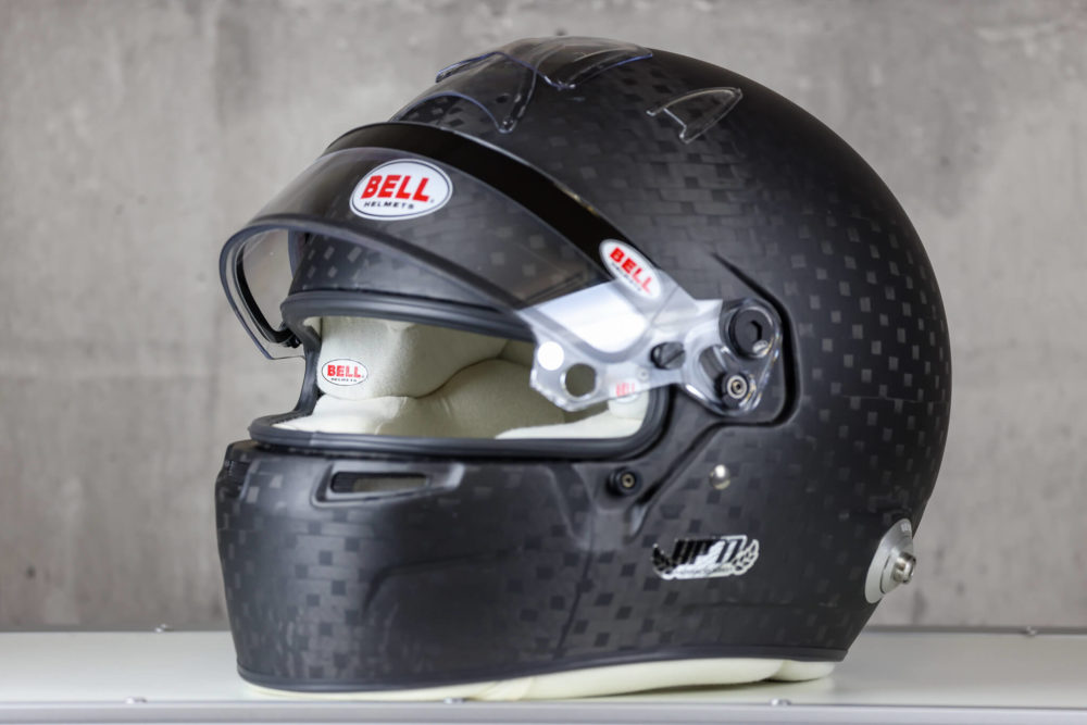 BELL Formula 1 model BELL HP77 ABP inner WHITE Racing Helmet monocolle