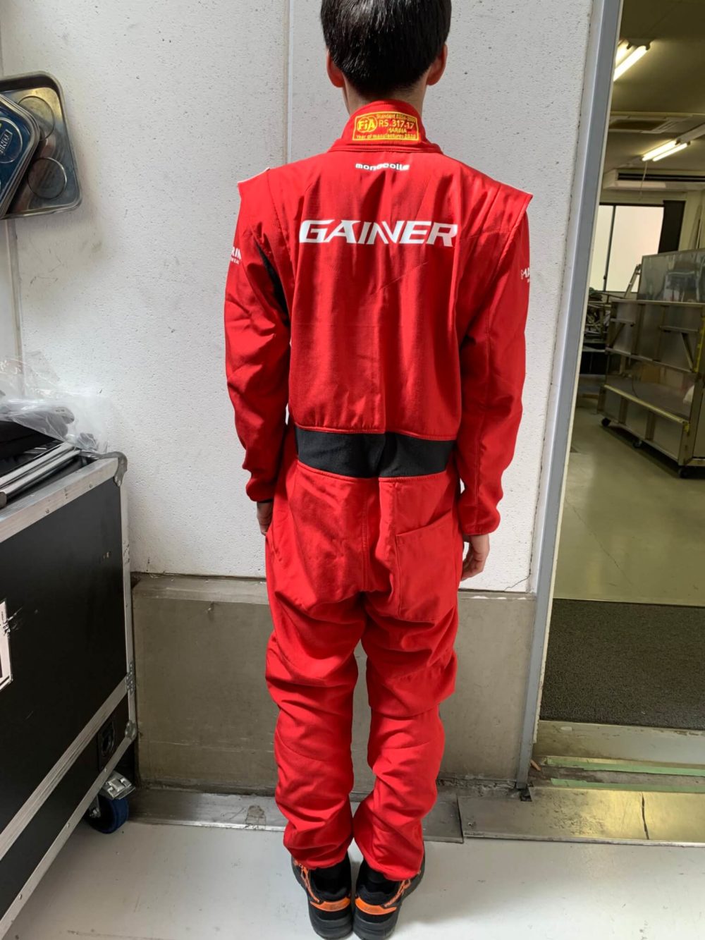 GAINAER Mechanic SUITS FIA monocolle MARINA BLACK monocolle mototor