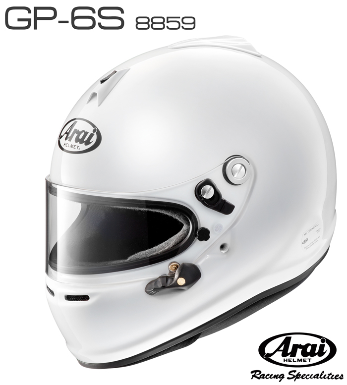 ARAI HELMET GP6S 8859 SNELL SA2015/FIA8859 monocolle mototor sport Japan