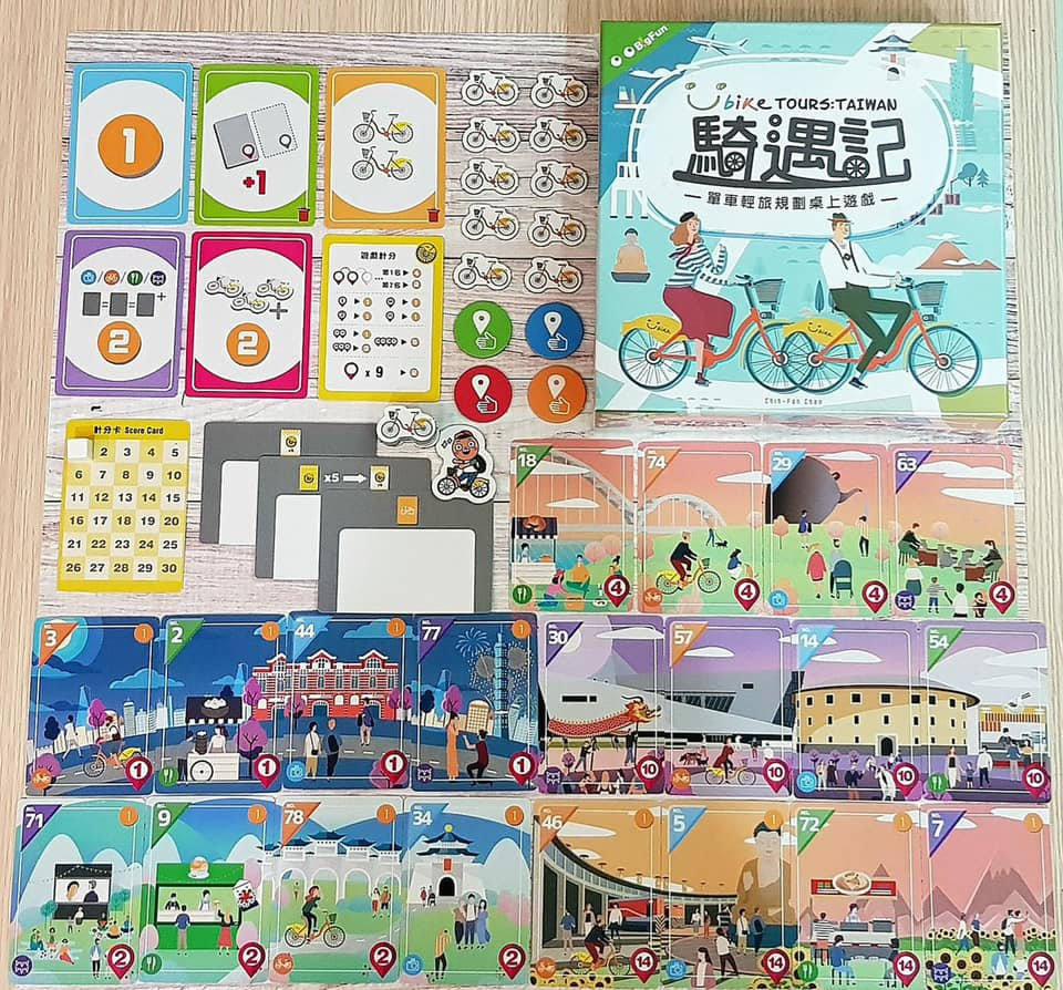 UBike Tour Taiwan Board Game Monopolis Toko Board Games
