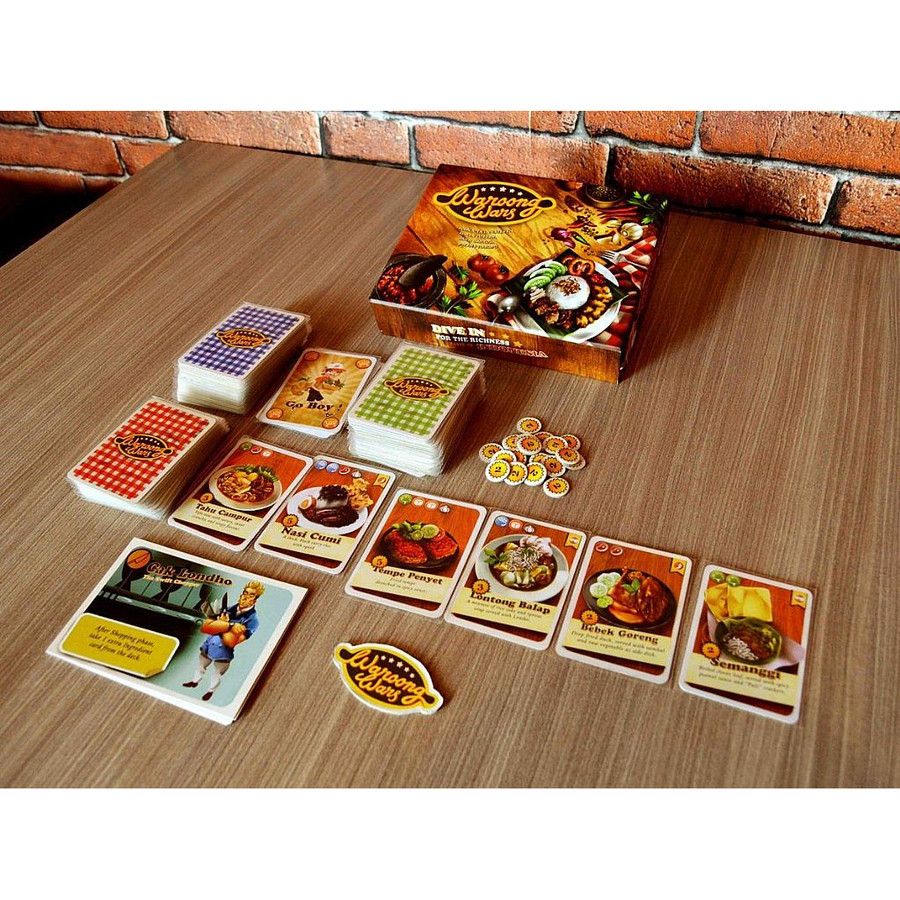 Waroong Wars Card Game Monopolis Toko Board Games