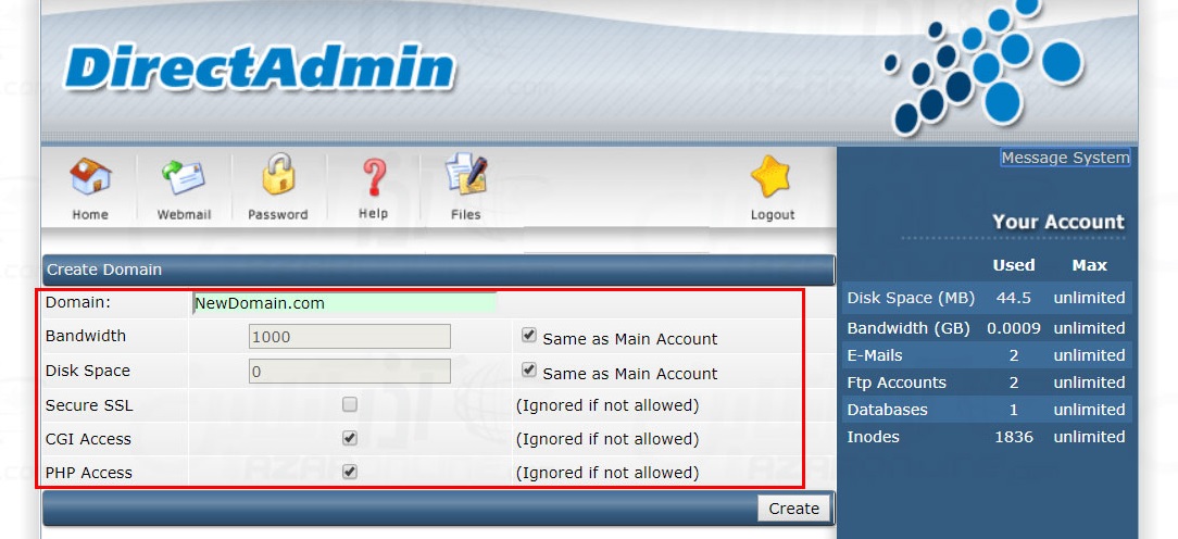 How to Add Another Domain in DirectAdmin?
