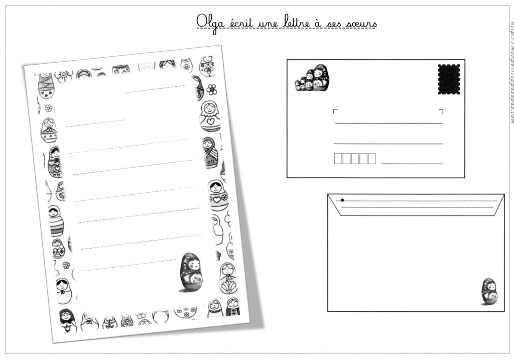 Olga la petite matriochka, en période 5 Mon Petit CP Pas à pas