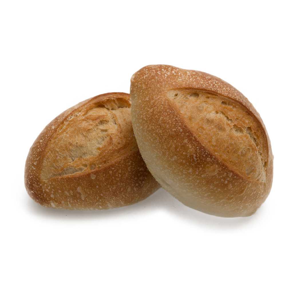 Football Rolls Plain Dozen Monreale Bread