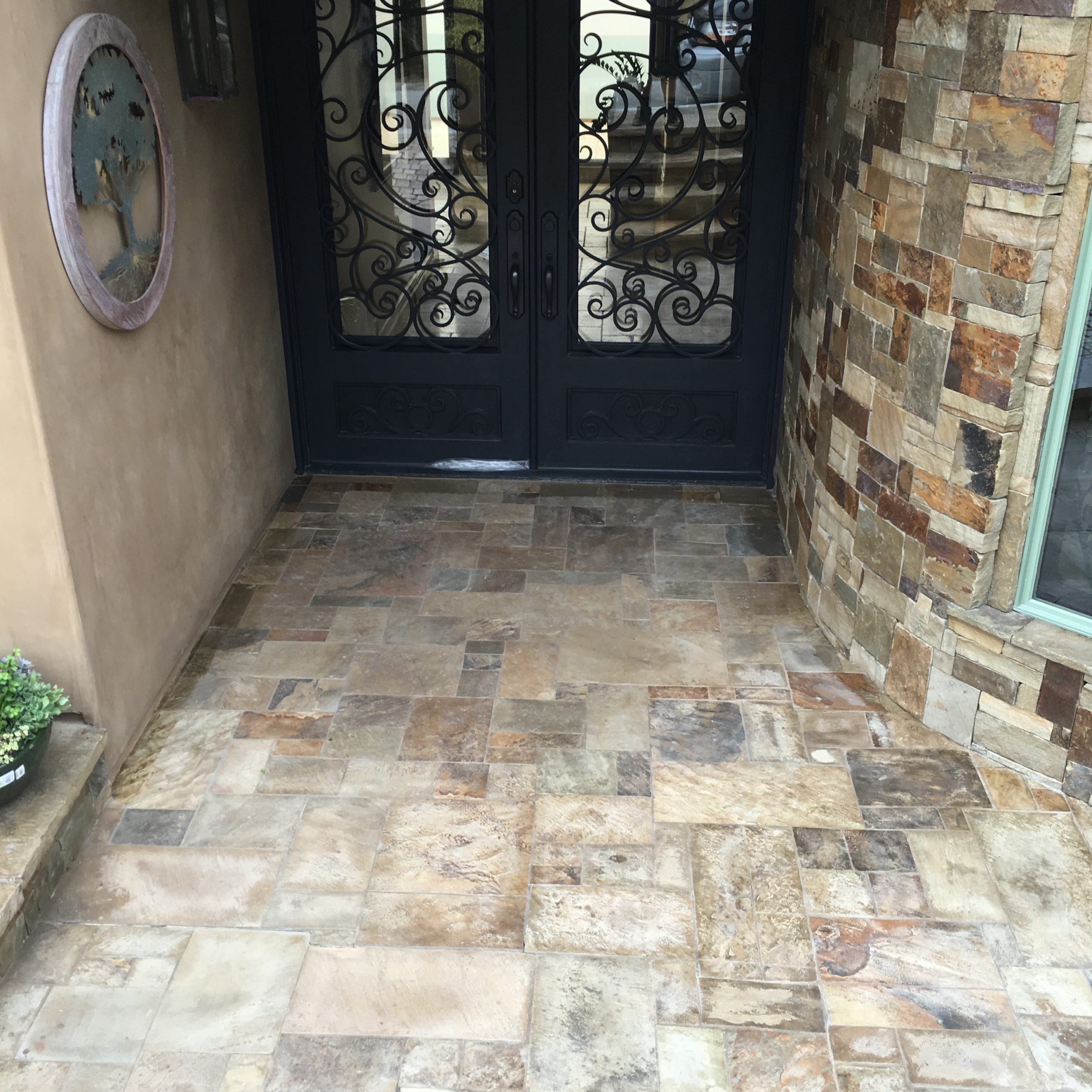 Slate Floor Restoration Orange County, CA