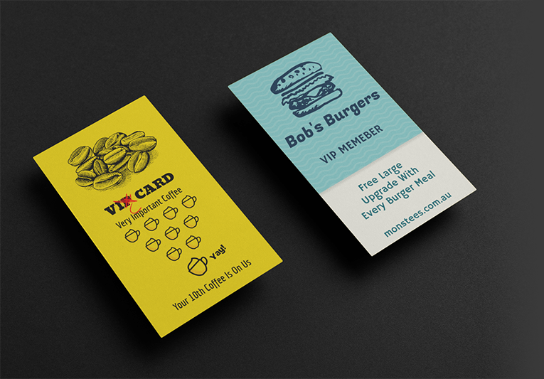 Standard Business Cards 2 Sided Monstees Custom Printing