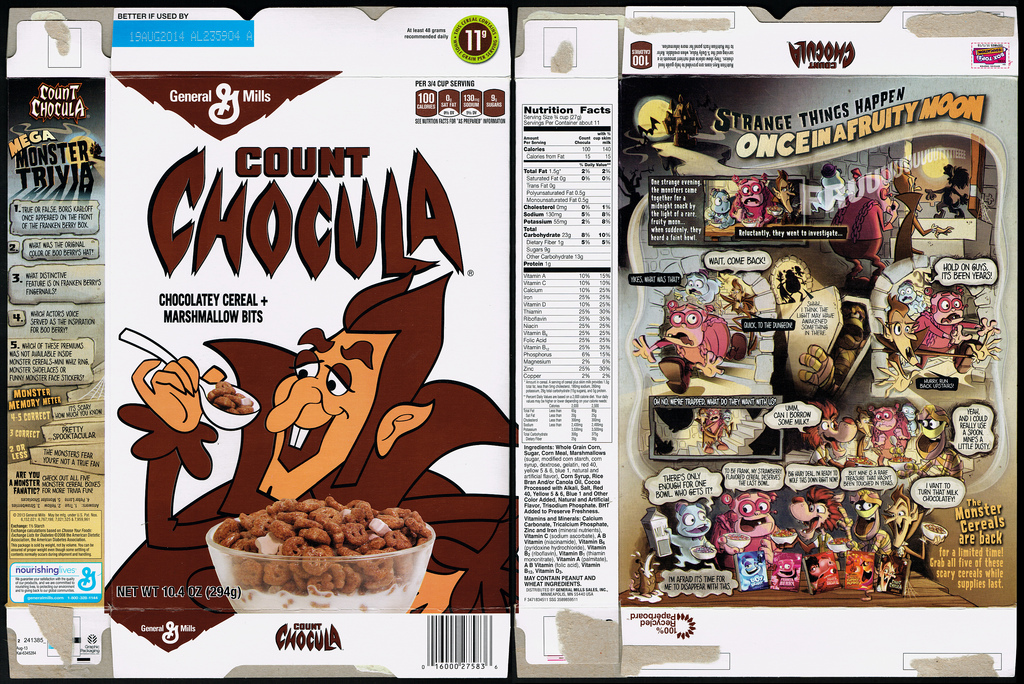 2013 Count Chocula Retro Cover Monster Cereal