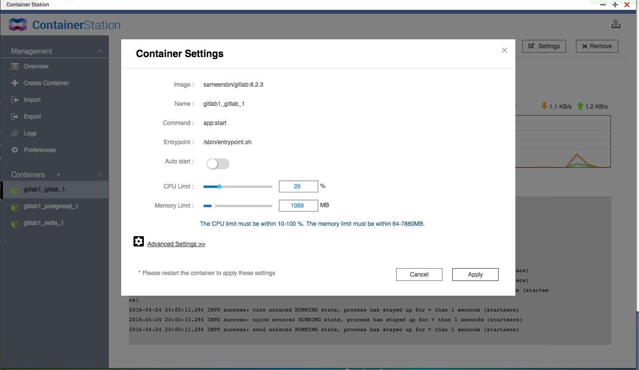 Run GitLab on QNAP NAS With Container Awakening Byte