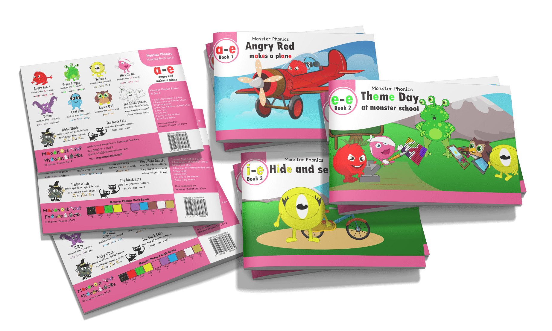 Pre order our phonics books Monster Phonics