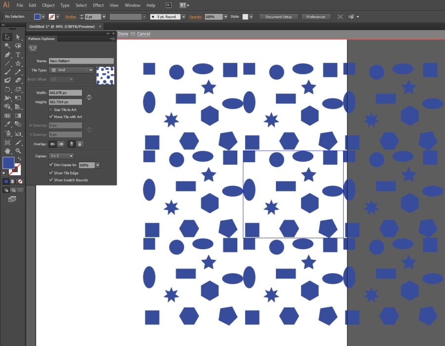 How to Create Seamless Pattern in Adobe Illustrator