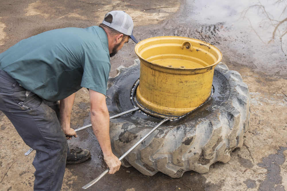 Backhoe Tire Installation & Replacement Guide Step by Step Install