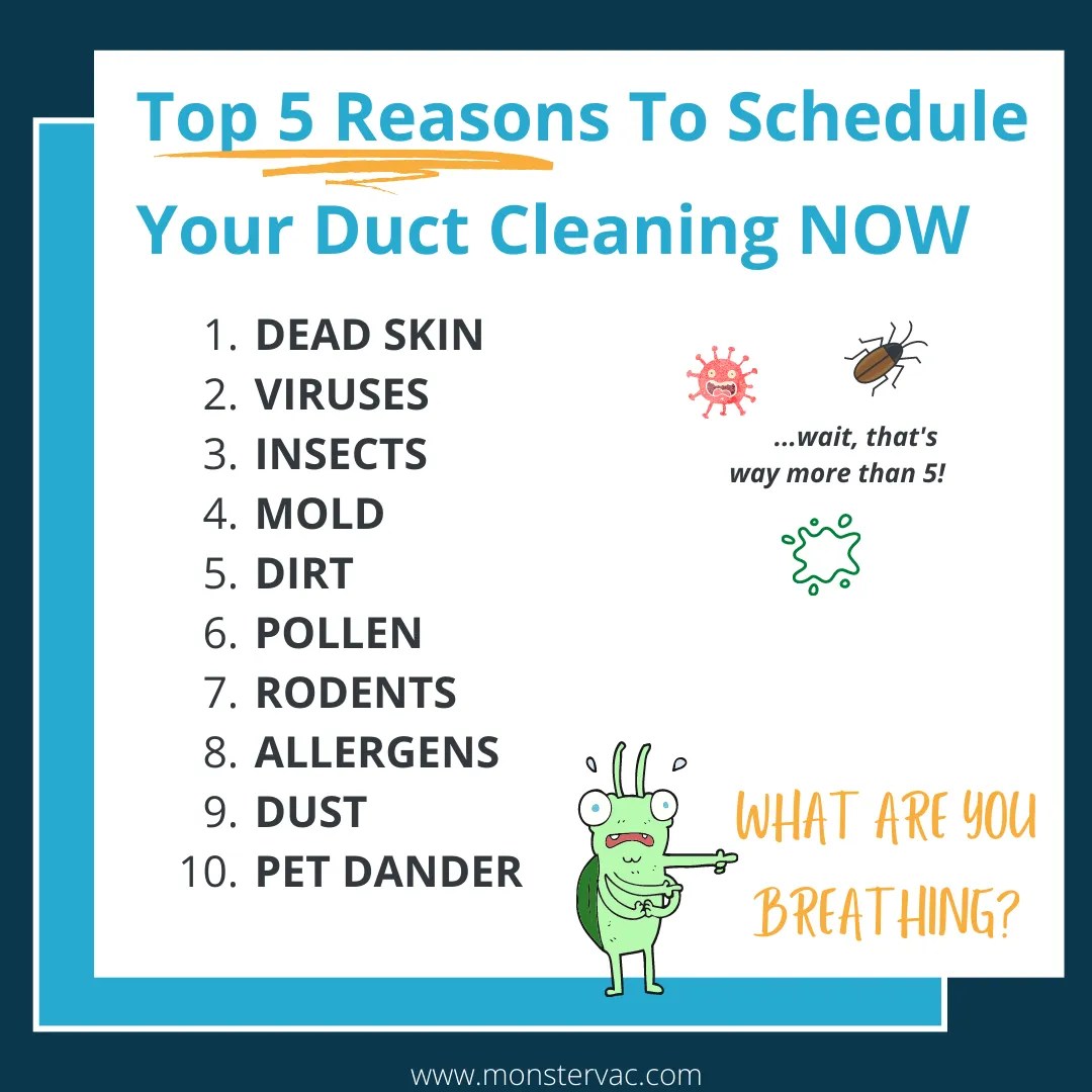 Does Air Duct Cleaning Help With Allergies? Monster Vac