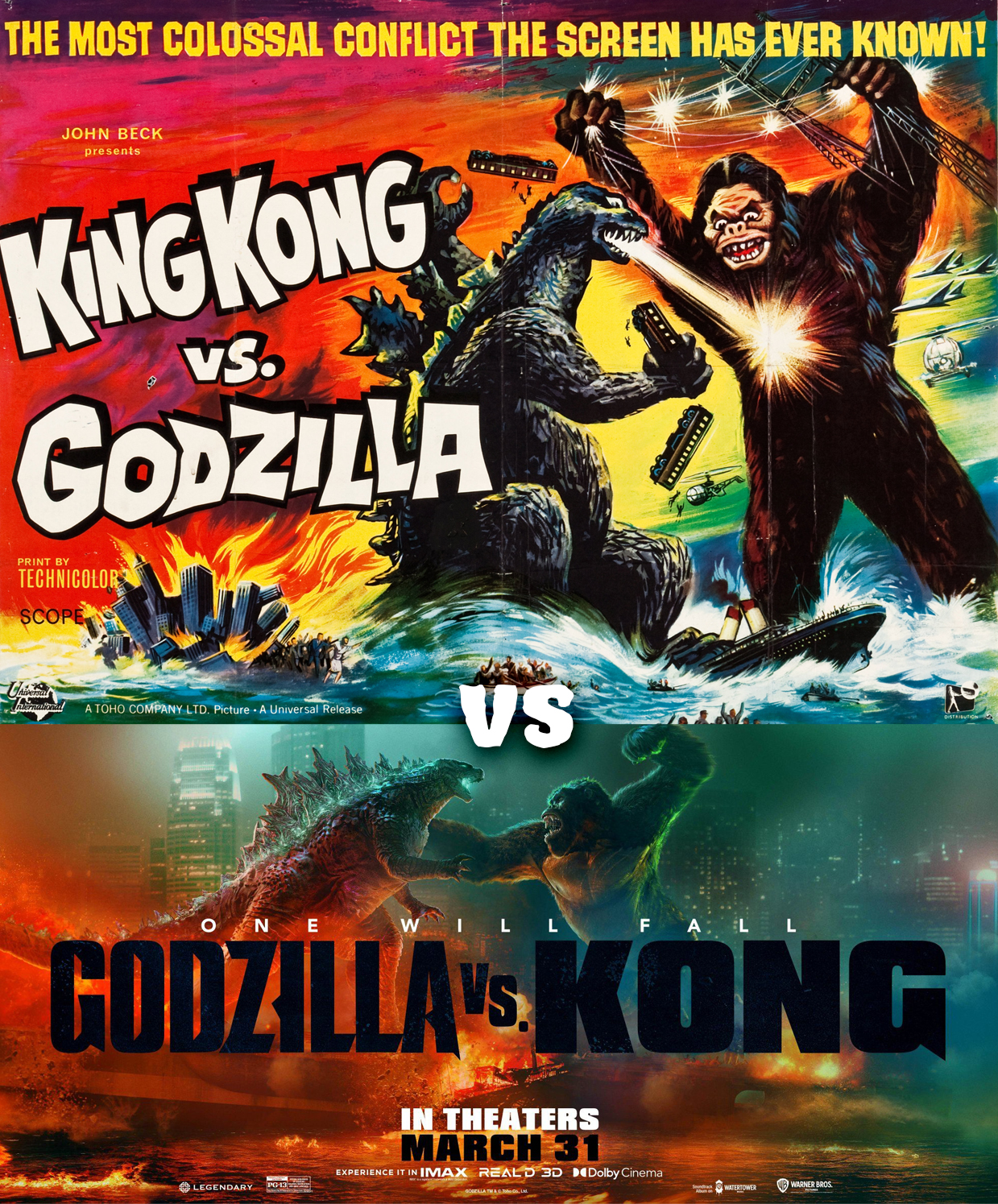 King Kong vs Godzilla (1962) or Godzilla vs Kong (2021)… which is your favourite? Monster Zone