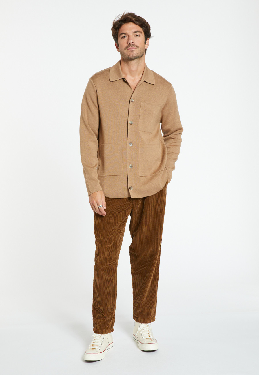 Merino wool buttondown jacket Samuel