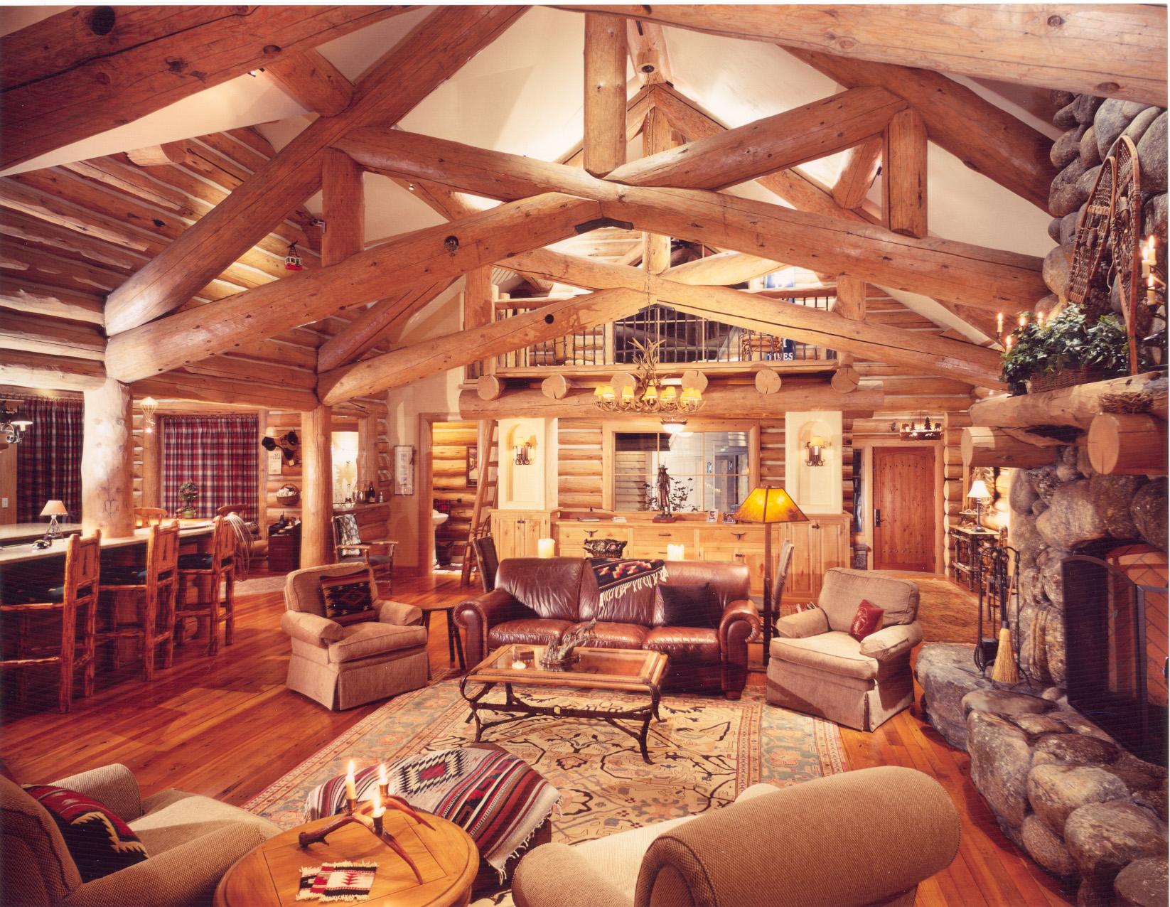 Handcrafted Log Home Builder Montana Custom Log Homes