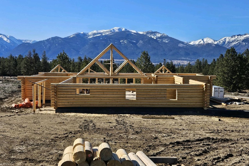 Bitterroot Valley, Stevensville MT Montana Custom Log Homes