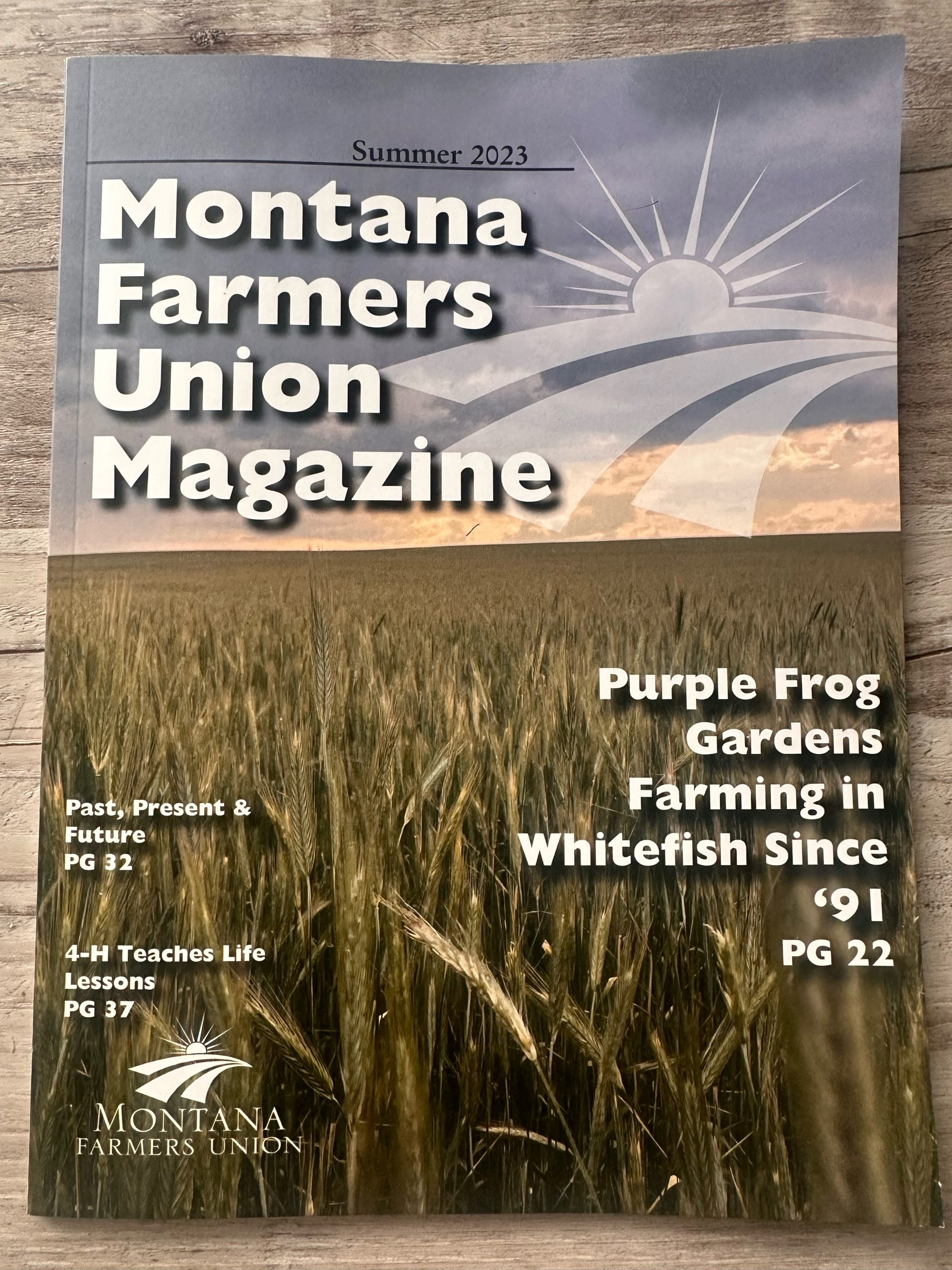 Montana Farmers Union Montana Farmers Union Magazine