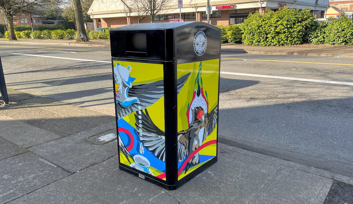 BPS Completes NE Portland Public Trash Can Rollout Montavilla News