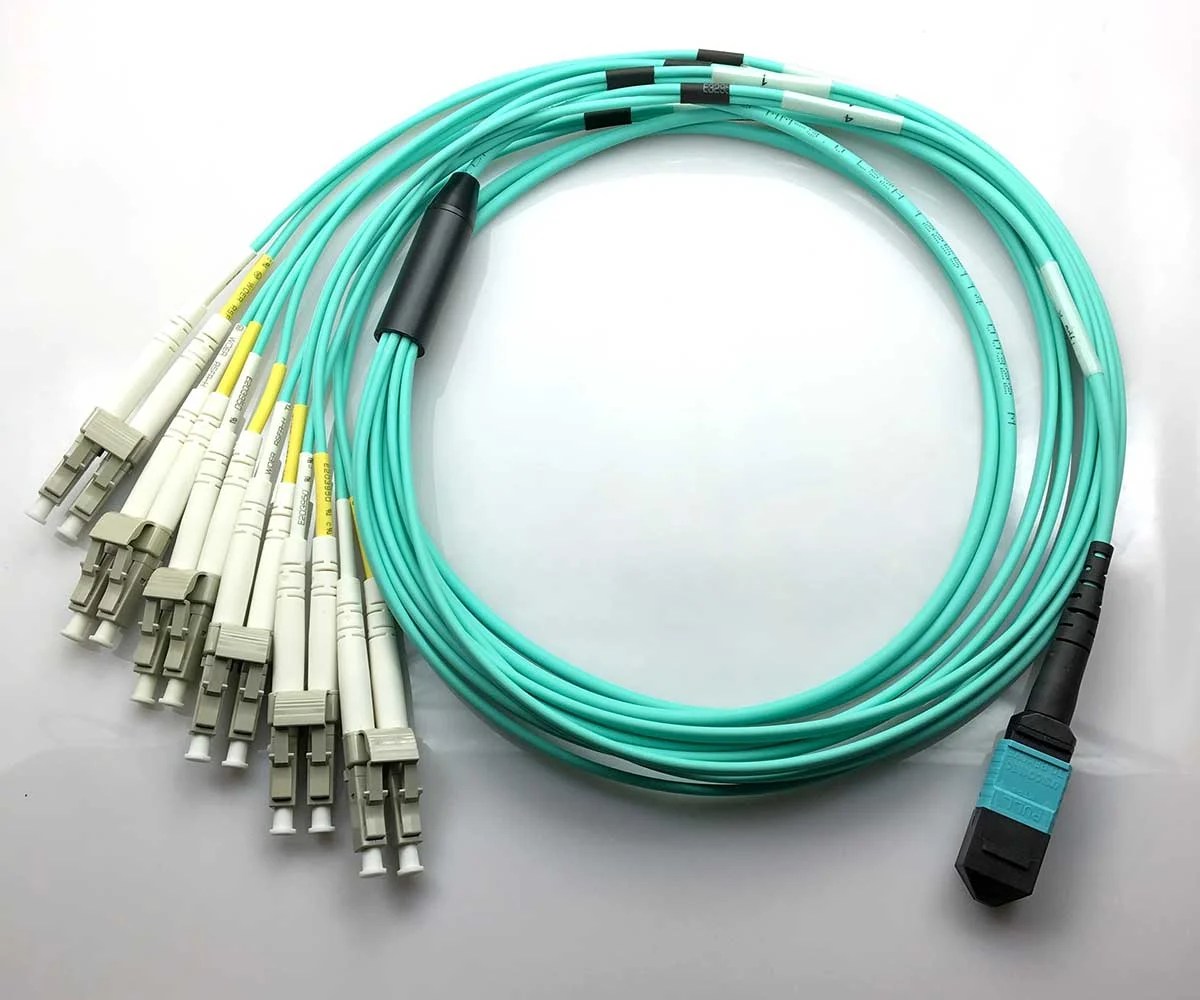 MTP MPO OM3 & 4 Fanout Cables Montclair Fiber