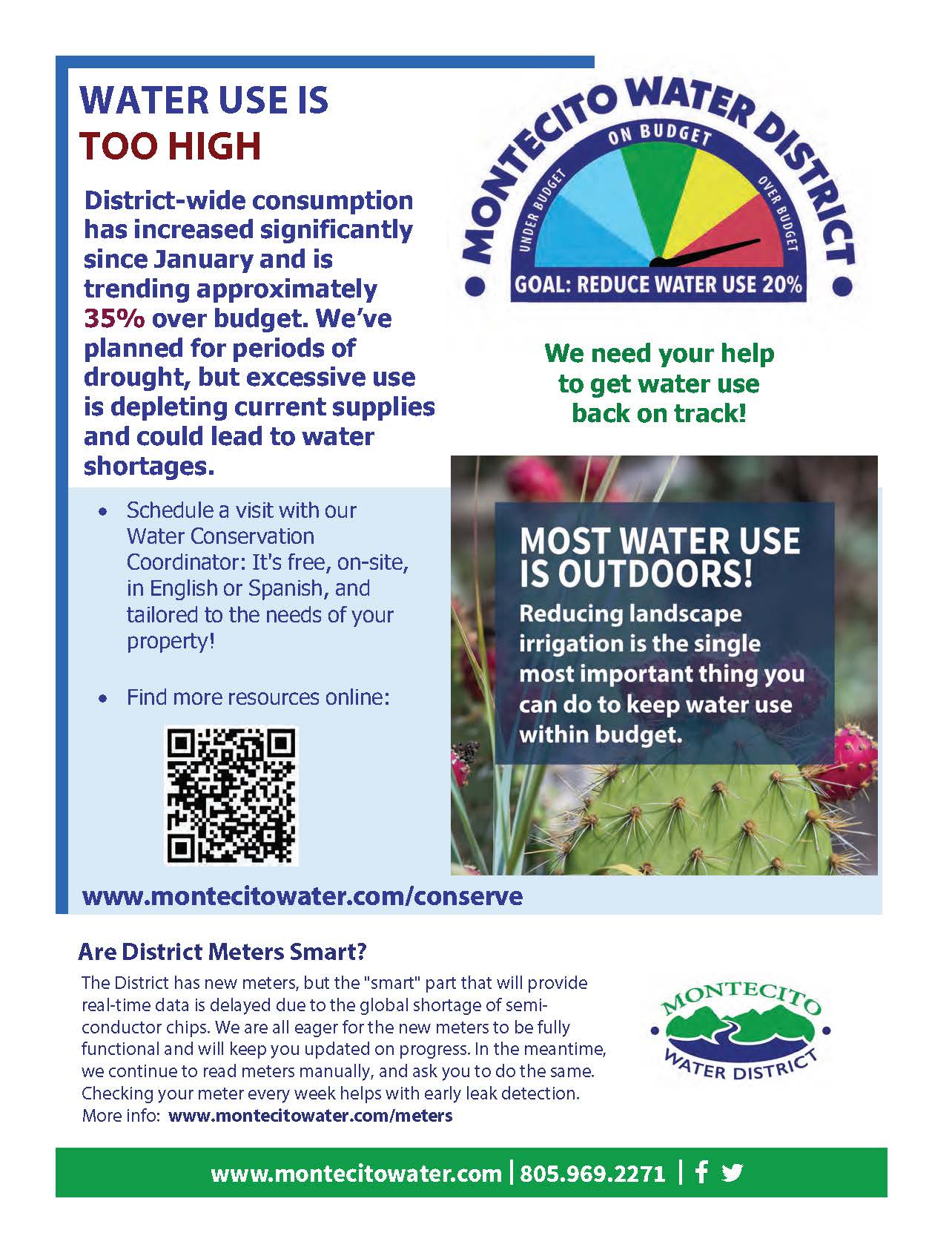 August 2022 Customer Mailing Montecito Water District