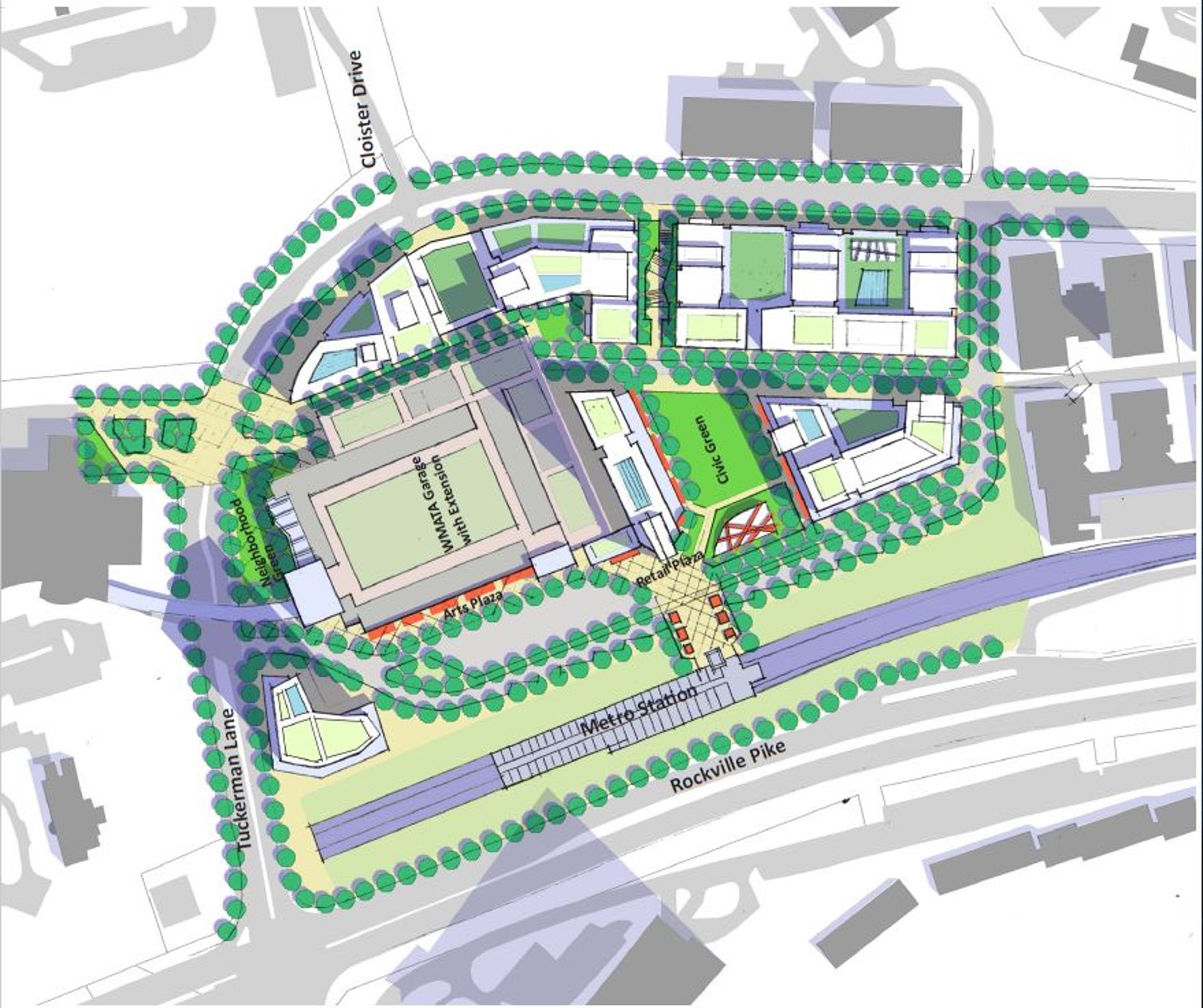 GrosvenorStrathmore Metro Area Minor Master Plan Montgomery Planning