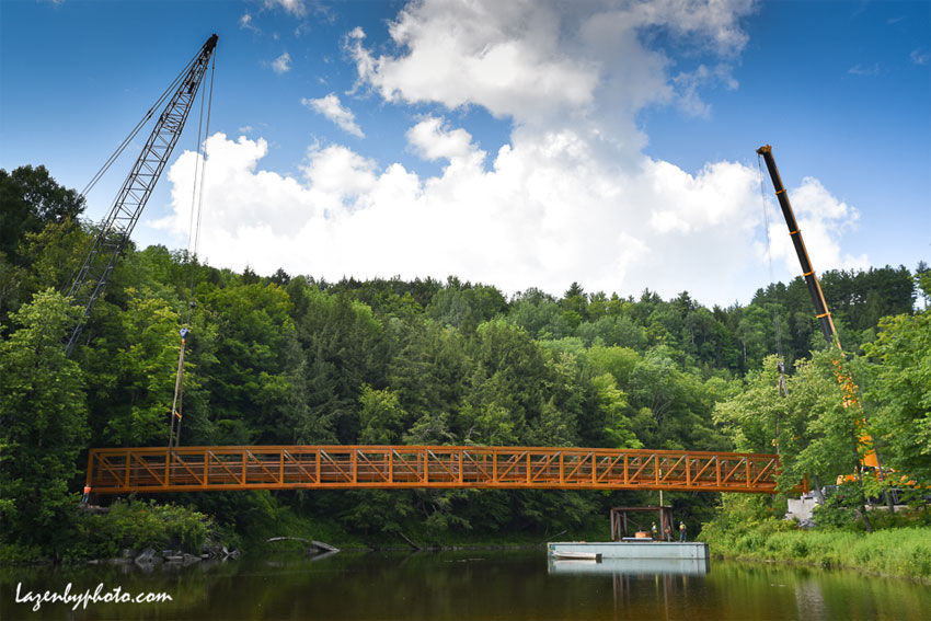 New Bike Path Bridge Completed The Montpelier Bridge