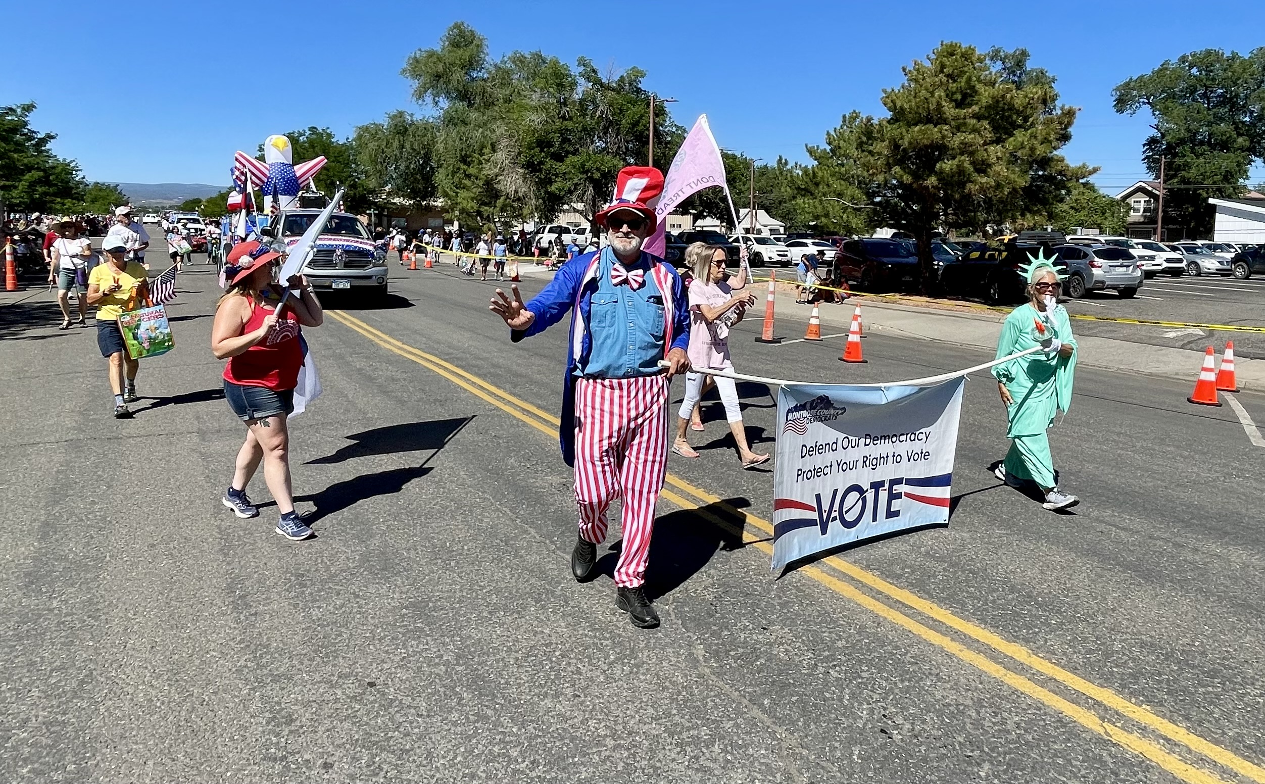 Outstanding Democratic Turnout at 4th of July Parade Montrose County