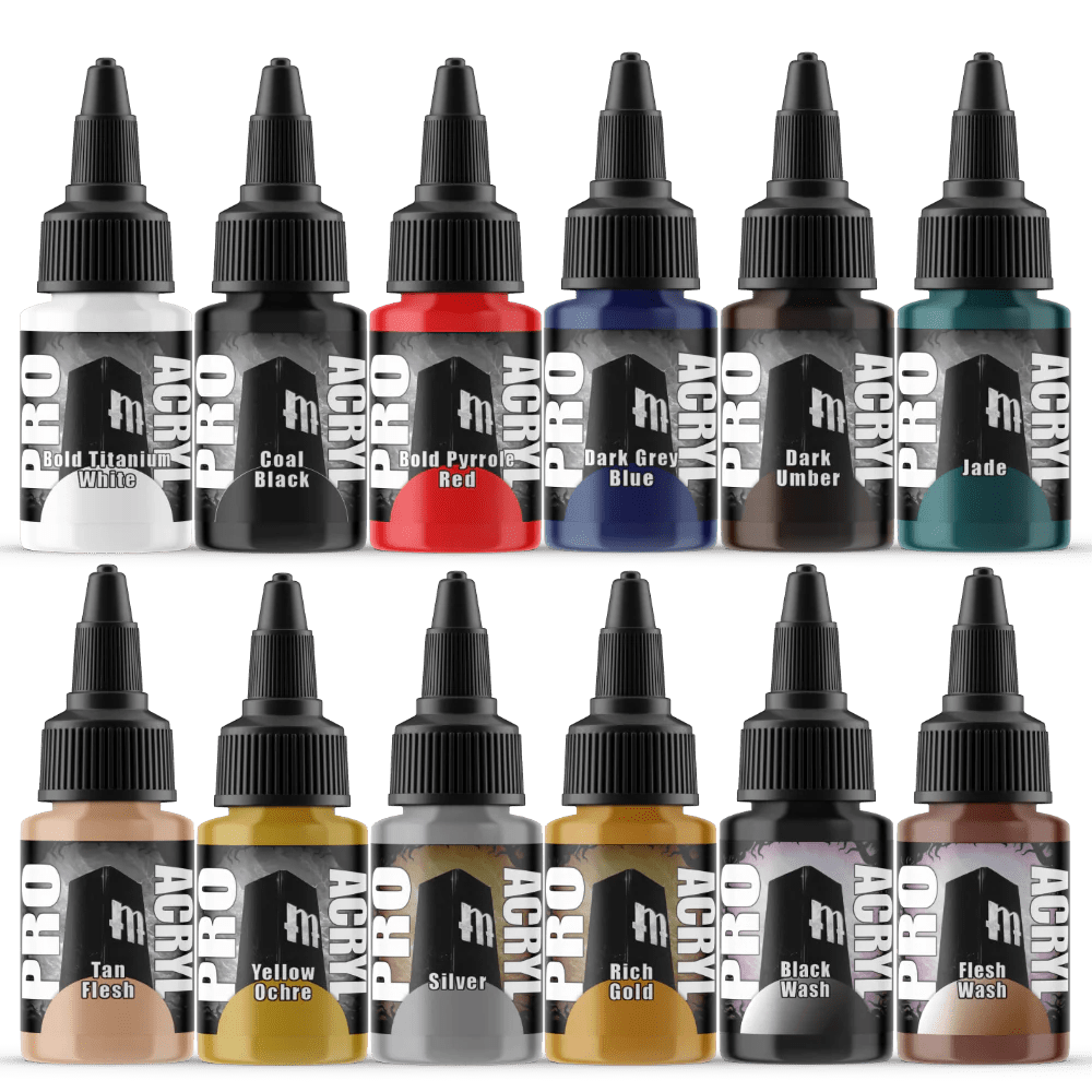 Pro Acryl Starter Paint Set Monument Hobbies