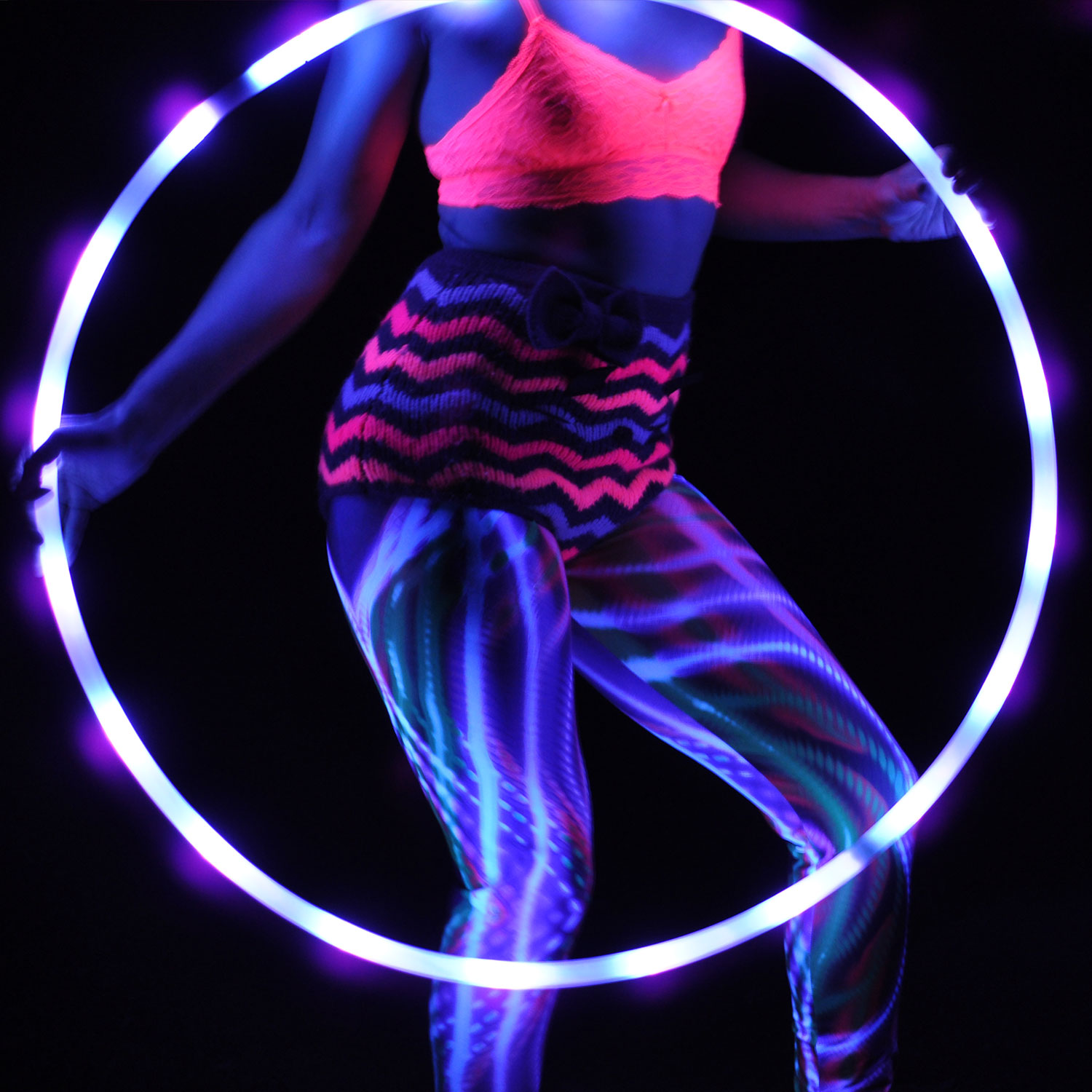 LED Hula Hoop 30‘’ Euphoria Color Changing Magic