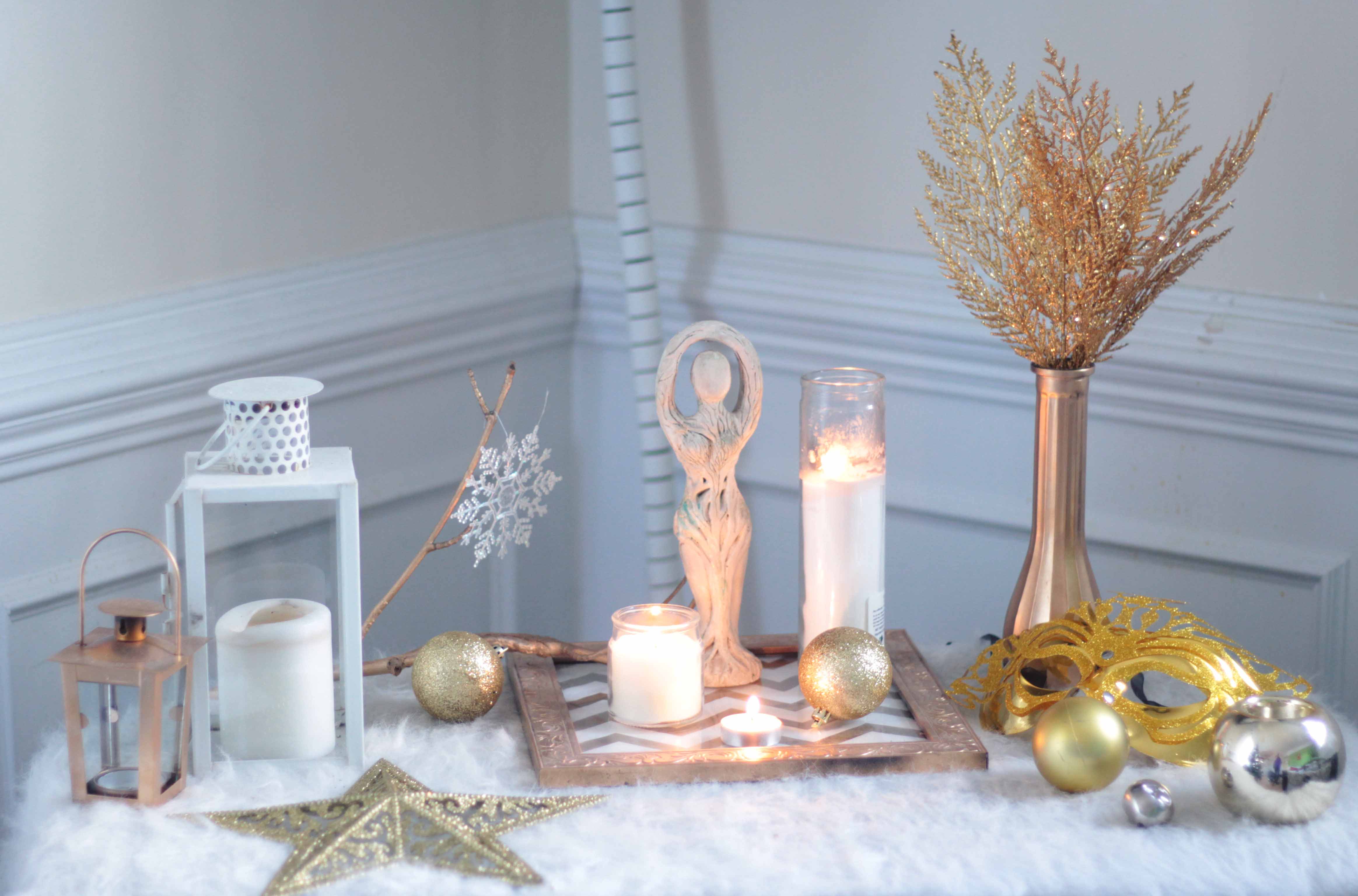 Imbolc Altar 2017 Moody Moons
